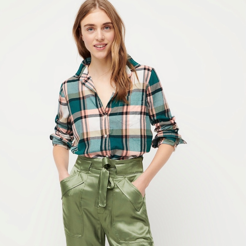 💚J. Crew Flannel Boy Shirt💚